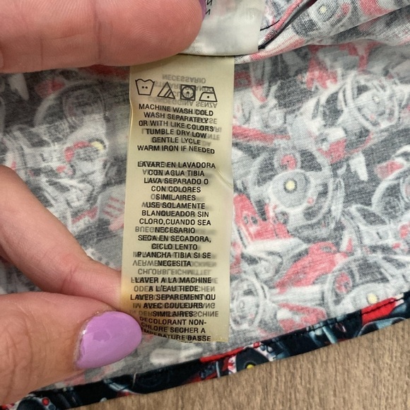 Robert Graham Exclusive Ferrari Car Black and Red Button Down Long Sleeve - XS - Picture 8 of 13